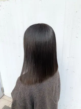 ミディアム カラー 水原波津輝/ボブ /ニュアンスパーマのヘアスタイル