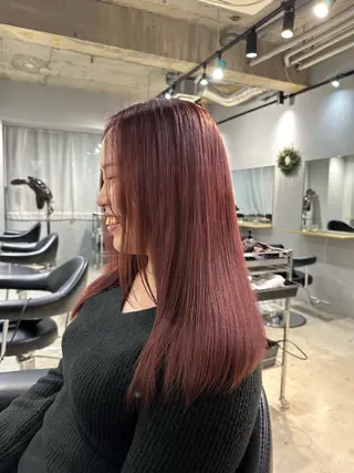 ロング カラー ウェーブパーマ/ レイヤー/齋藤大貴のヘアスタイル