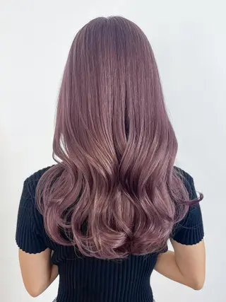 カラー セミロング ITbyALBUM 八王子店のヘアスタイル