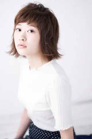 ショート カラー パーマ 年間1500人担当 代表 南一路のヘアスタイル