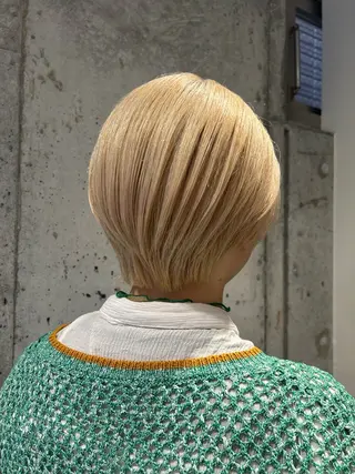 ショート カラー 🦖ミニボブ/ボブ /MOEKA🦕のヘアスタイル