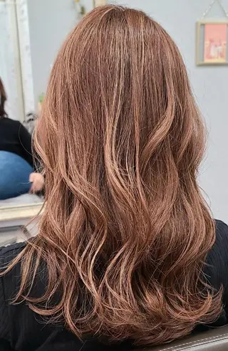 セミロング カラー 井澗 修二のヘアスタイル