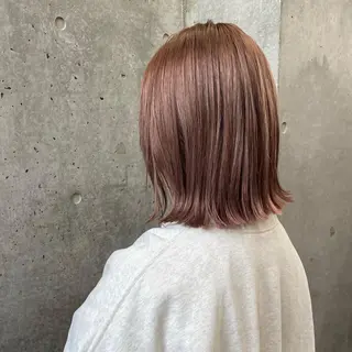 カラー ayaka/暖色 /ニュアンスボブのヘアスタイル