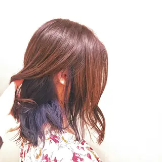 ミディアム カラー エクステ/ケア カラー/KOICHIのヘアスタイル