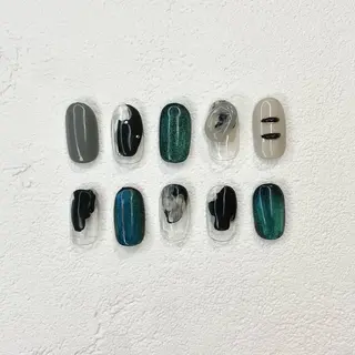 ネイル Ray. /綺麗目ニュアンスのネイルデザイン