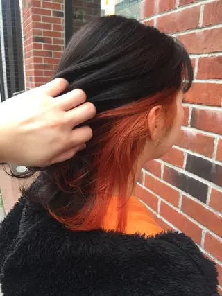 ミディアム カラー 髪質改善/痛ませ ないカラー/西村航大のヘアスタイル