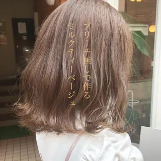 ミディアム カラー パーマ ヘアアレンジ メンズ キッズ ネイル マツエク・マツパ 艶髪育成サロン 京橋　shinのヘアスタイル