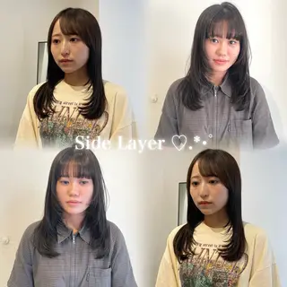 ロング note所属・韓国風/レイヤー/ note アヤナのヘアスタイル