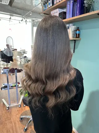 ロング カラー 🧸プルエクステ❤︎ ネイルKAO🧸のヘアスタイル