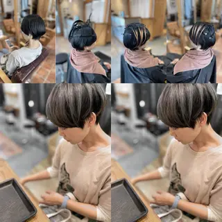 ショート カラー 木村丈晴✂️ご来店 お待ちしてます😊のヘアスタイル