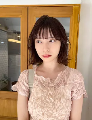 ミディアム COMILE 🌼 SUZUKAのヘアスタイル