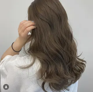 ロング カラー 韓国🫧髪質改善🫧 縮毛矯正🫧陽菜🫧のヘアスタイル