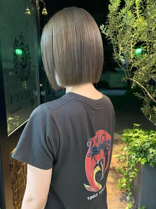 ショート カラー レイヤー/顔周り /AKARIのヘアスタイル