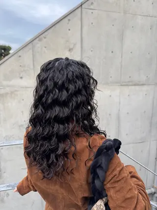 パーマ 村上 亜莉星のヘアスタイル