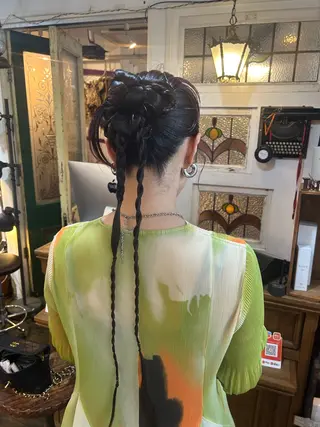 ロング 清水千優/パーマ/透 明感カラー/メンズのヘアスタイル