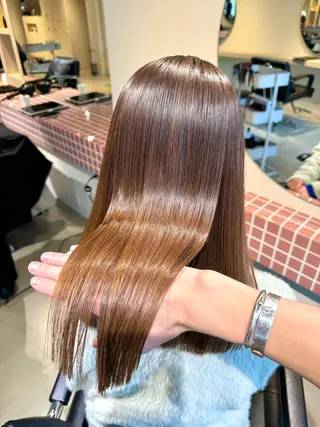 ミディアム パーマ eto所属・髪質改善スペシャリス ト長尾勇弥/梅田中津のヘアスタイル