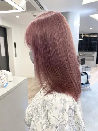 セミロング ハイトーン特化サロン 🍑momo🍑のヘアスタイル