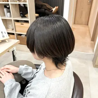 ショート ピンク・ラベンダー 艶カラー🍁かえでのヘアスタイル