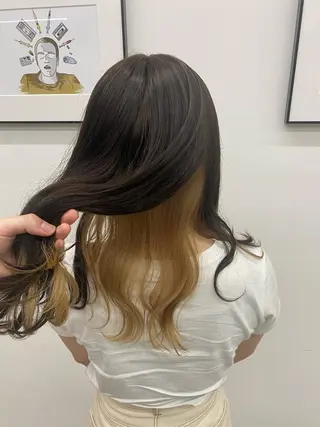 ロング カラー nought etre所属・スタイリスト杉本 泰士朗のヘアスタイル