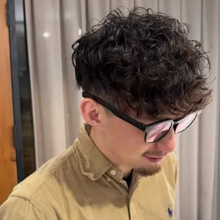 パーマ メンズ 吉田 葉音のヘアスタイル