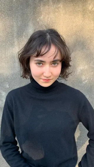 パーマ 岡田 知佳のヘアスタイル