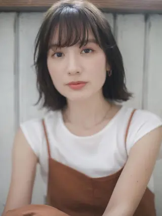 ショート カラー ボブ🍊暖色カラー 浅草【Bob美容師】のヘアスタイル