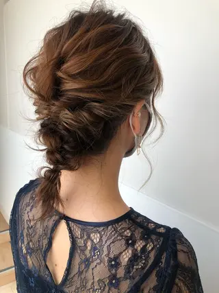 ヘアアレンジ 似合わせ.ﾍｱｾｯﾄ 得意🌹井上美沙のヘアスタイル