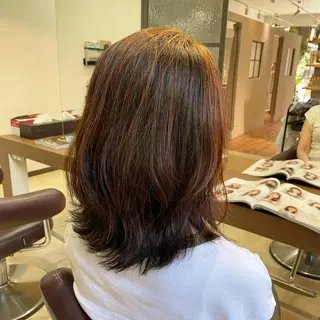 ミディアム SOL .✂︎ 松永李帆のヘアスタイル