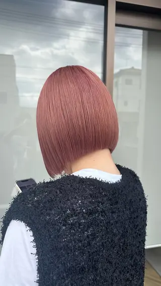 ミディアム カラー 今井 凜のヘアスタイル