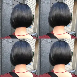 ショート カラー ヘアアレンジ 🦋韓国ヘア 坂本 菜摘🦋のヘアスタイル