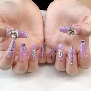 ネイル 💎🐰 saki. m 🐰💎のネイルデザイン