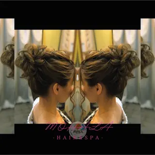 セミロング ヘアアレンジ Yamauchi natsumiのヘアスタイル