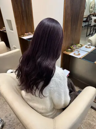 ロング カラー 中村 空のヘアスタイル