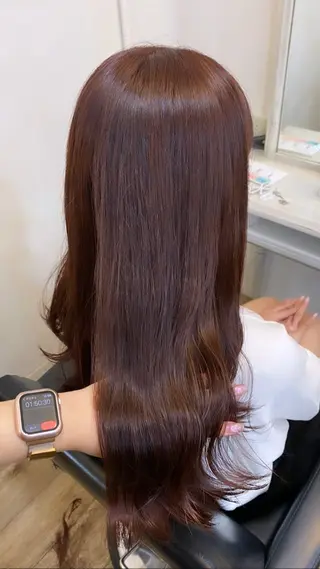 ロング カラー みやび🫧髪質改善 🫧透明感カラー🫧のヘアスタイル