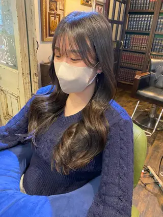 ロング カラー ヤスザトアヤノ /レイヤー/オリーブのヘアスタイル