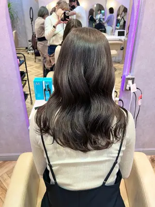 ロング 🎀韓国レイヤー🎀 顔周り とばみかのヘアスタイル