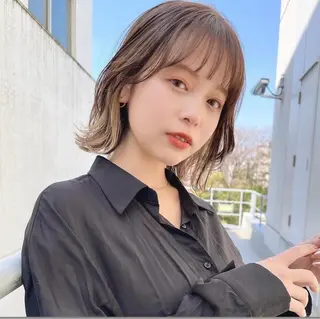 カラー 💛透き通る/ダブル カラー🫶/ハルキのヘアスタイル