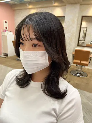 ミディアム ヘアアレンジ 🇰🇷韓国ヘア× 髪質改善　黒川天斗のヘアスタイル