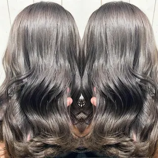 セミロング カラー パーマ ヘアアレンジ RecheRche【池袋】所属・👑指名率No.1 👑坂口飛翔のヘアスタイル