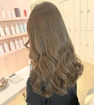 ロング カラー ParveMix 佐々木梨紗🤍のヘアスタイル