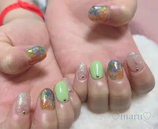 ネイル まるみ ♡のネイルデザイン