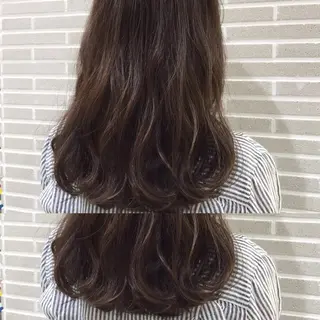セミロング カラー ヘアアレンジ 山北 咲子のヘアスタイル