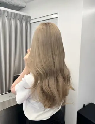 ロング プルエクステ/ 艶カラー/hiraiのヘアスタイル