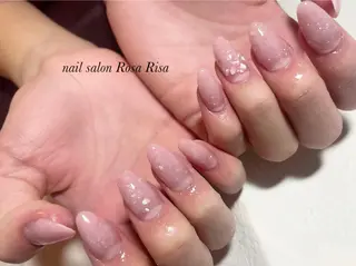 セミロング ネイル ネイルスタジオ シェイクユアハンズのネイルデザイン