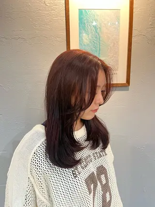 セミロング hair ruup sela design works所属・hair ruup/ 小鈴のヘアスタイル