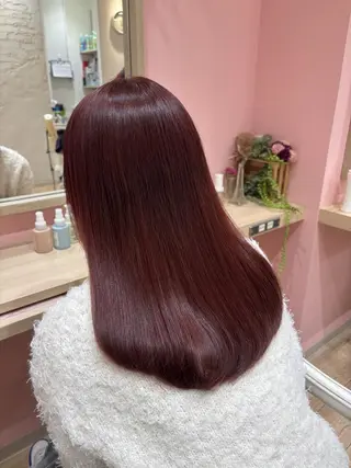ミディアム 透明感カラー⭐︎ コナツのヘアスタイル