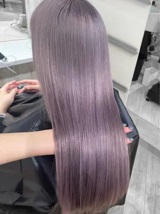 ロング カラー CHAINON所属・🤎HAZUKI🤎 ハイトーン✨のヘアスタイル