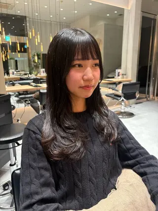 ロング 風香🪼レイヤー /透明感カラーのヘアスタイル