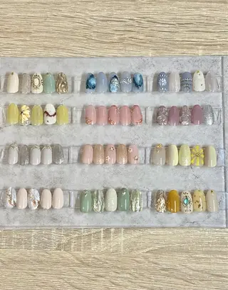 ミディアム cattleya nailのネイルデザイン