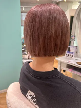ショート カラー 🧸プルエクステ❤︎ ネイルKAO🧸のヘアスタイル